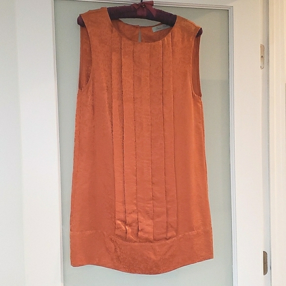 Silk Sleeveless Vintage Mini Dress - Picture 1 of 9